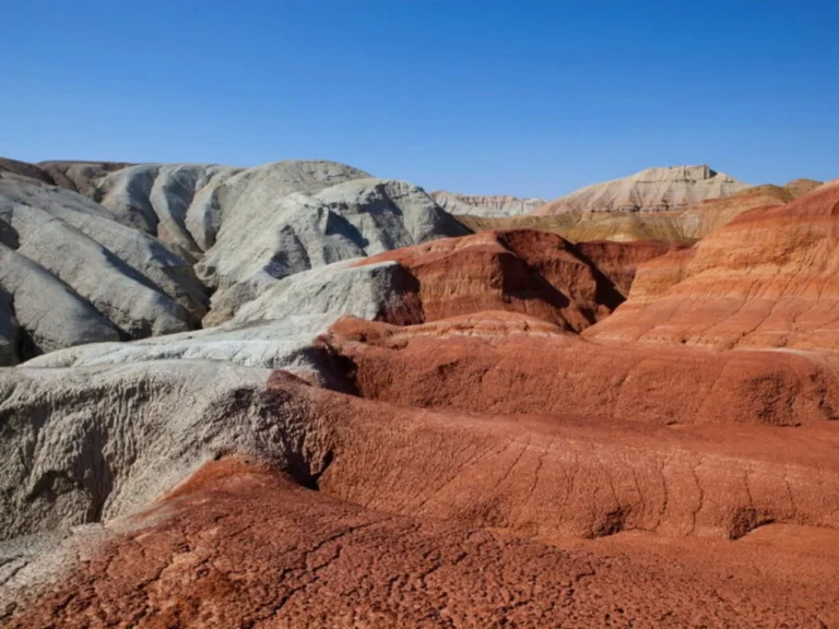 Singing Dune (Barkhan) in Altyn Emel National Park, Kazakhstan